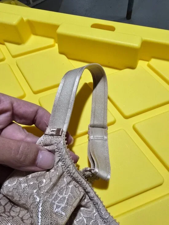 Chantelle 1891 Ultra Lace Bra 34GG 34J Nude Beige Unlined Underwire NWT NEW - Picture 10 of 16